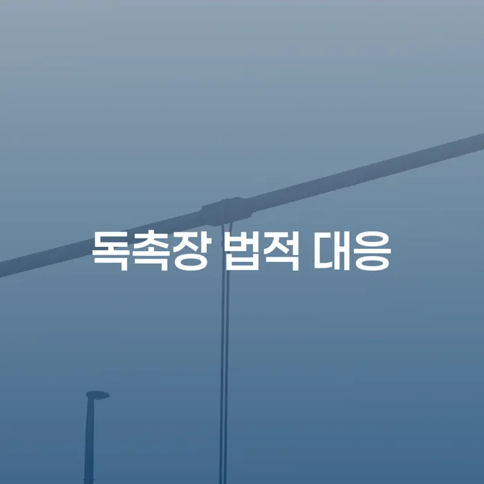 독촉장, 어떻게 법적으로 대응해야 할까요?